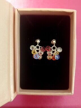 Sterling Silver Cubic Zirconia Drop Earrings
